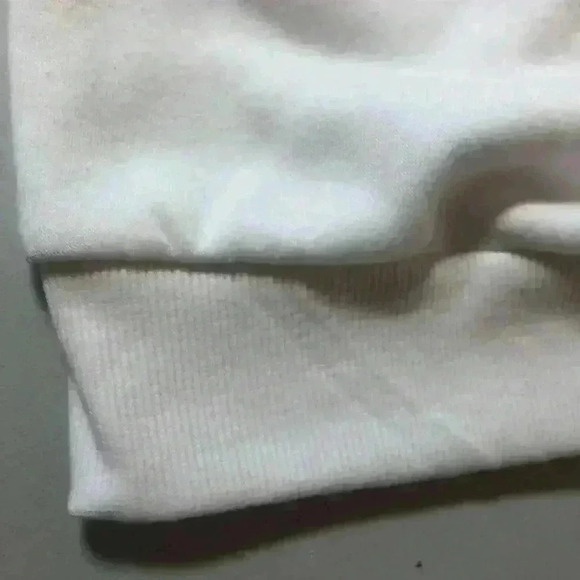 if it were me, women Halloween Pink Vampire Lips on White Sweatshirt size Small - Picture 8 of 9